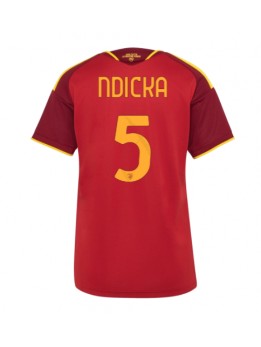 AS Roma Evan Ndicka #5 Replika Hemmakläder Dam 2026-27 Kortärmad AS Roma Evan Ndicka #5 Replika Hemmakläder Dam 2026-27 Kortärmad